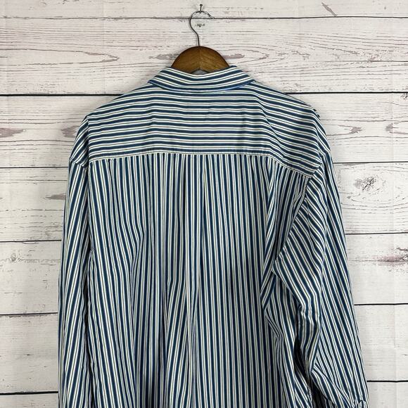 Cinch Shirt Mens XXL 2X Blue Button Long Sleeve Casual Plaid Western Rodeo Fair - Picture 5 of 11